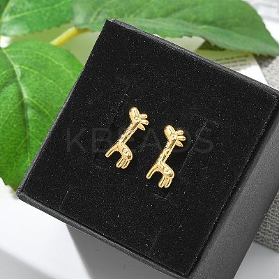 304 Stainless Steel Stud Earrings for Women STAS-Z117-15G-01-1