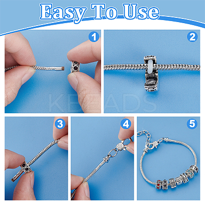 Alloy European Style Clasps PDLC-PH0001-01-1