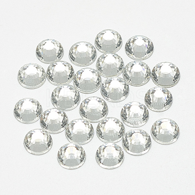Flat Back Glass Rhinestone Cabochons RGLA-T090-SS20-01-1