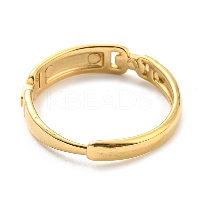 304 Stainless Steel Adjustable Ring for Women RJEW-C016-23G-1