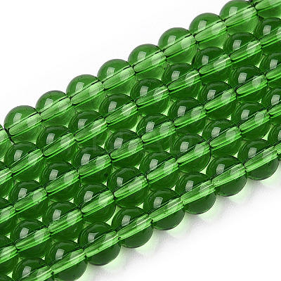 Transparent Glass Beads Strands GLAA-T032-T4mm-07-1
