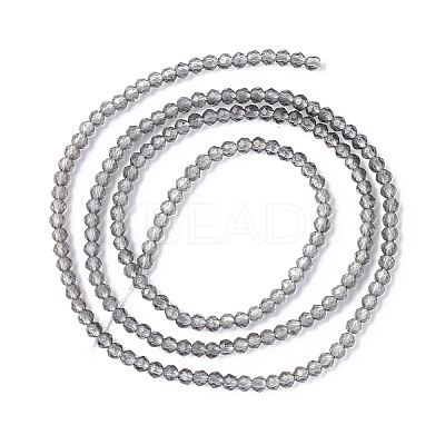 Transparent Glass Beads Strands GLAA-C019-01A-28-1