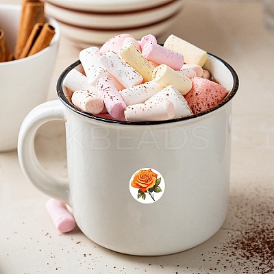 8 Sheets Plastic Waterproof Self-Adhesive Picture Stickers DIY-WH0428-078-1