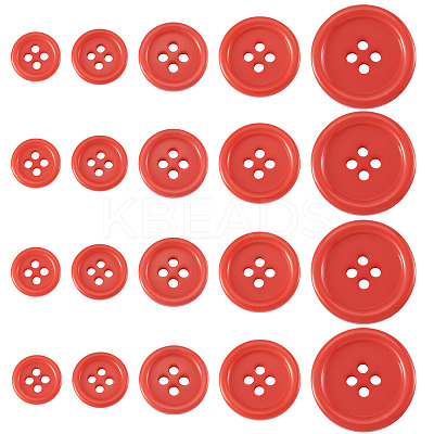4-Hole Resin Buttons BUTT-TADJ0001-03F-1