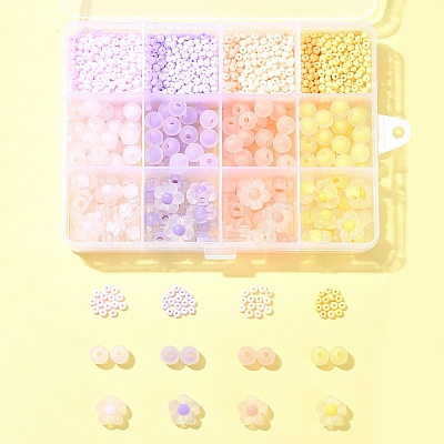 4 Colors 3 Styles DIY Jewelry Beads Kits DIY-FS0006-58-1