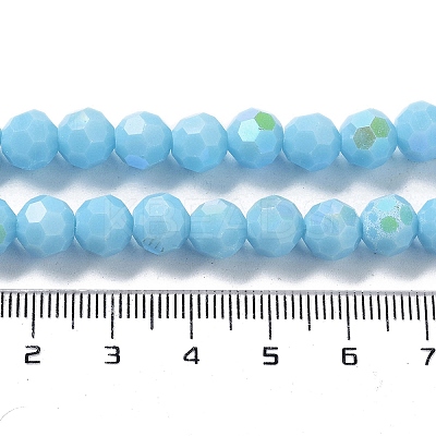 Opaque Glass Beads Strands EGLA-A035-P8mm-L08-1