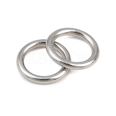 304 Stainless Steel Closed Jump Rings STAS-G393-06P-07-1
