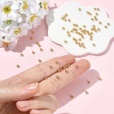 SHEGRACE Brass Beads XGR0040G-16G-1