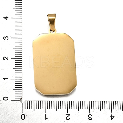 Tarot 304 Stainless Steel Enamel Pendants STAS-M119-09D-G-1