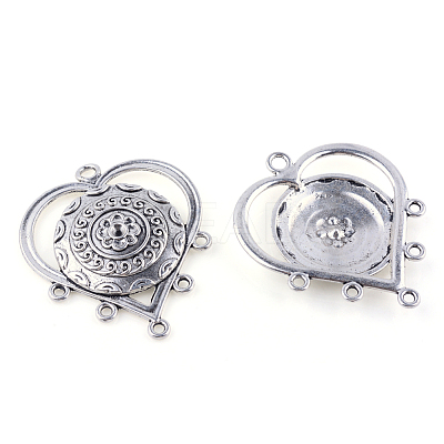 Tibetan Style Alloy Chandelier Components TIBE-Q054-08AS-NR-1