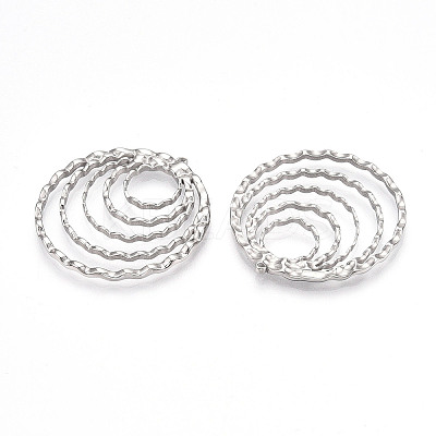 304 Stainless Steel Pendants STAS-T064-64P-1