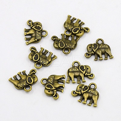 Tibetan Style Alloy Charms PALLOY-P220-01AB-NR-1