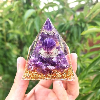 Orgonite Pyramid Resin Energy Generators PW-WG53E4D-01-1