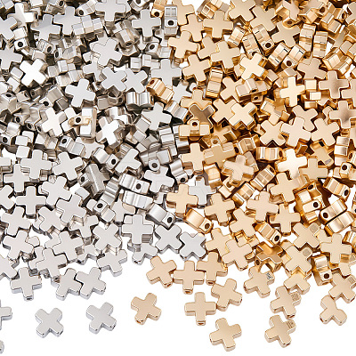 200Pcs 2 Colors CCB Plastic Beads CCB-SP0001-11-1
