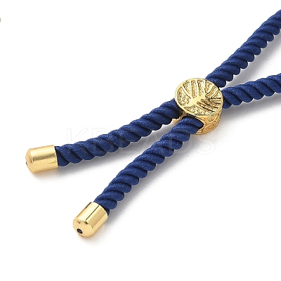 Cotton Cord Bracelet Making KK-F758-03P-G-1