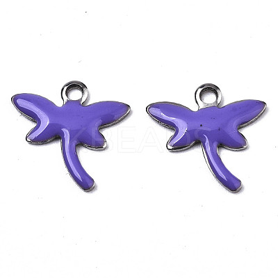 201 Stainless Steel Enamel Charms STAS-N088-19C-1