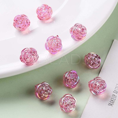 Transparent Acrylic Beads TACR-S154-33C-705-1