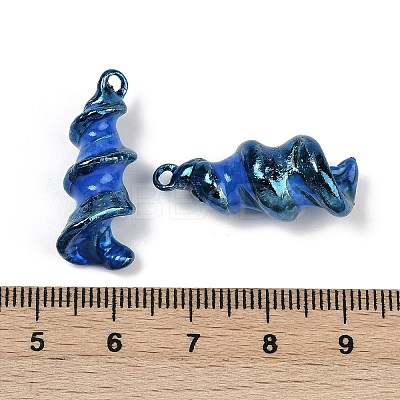 Spray Painted Natural Trochus Shell Pendants SHEL-K006-48-1