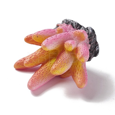 Resin Imitation Coral Ornaments DJEW-G026-07B-1
