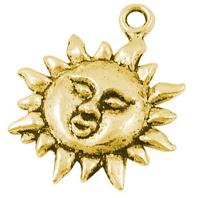 Tibetan Style Alloy Pendants LS-TIBEP-LF9244YKG-AG-FF-1