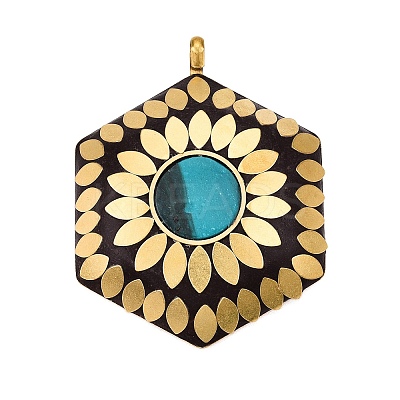 Polymer Clay Big Pendants IPDL-F027-13-1