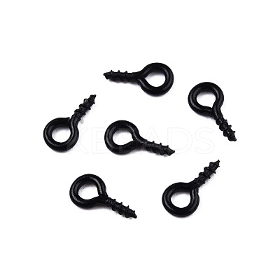 Spray Painted Iron Screw Eye Pin Peg Bails IFIN-N010-002A-1