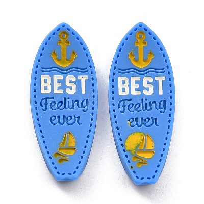 Opaque Resin Cabochons X-RESI-C010-01-1