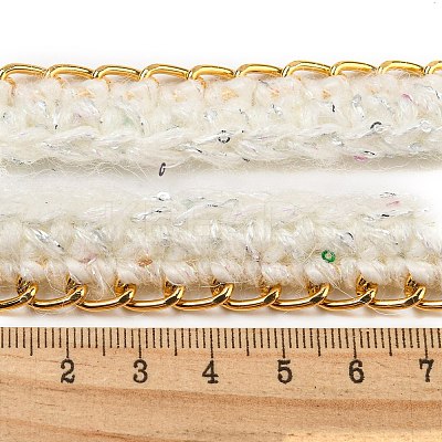 Polyester Crochet Lace Trim OCOR-Q058-14-1