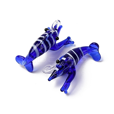 Handmade Lampwork Pendants LAMP-Z013-02A-1