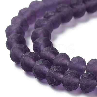 Transparent Glass Beads Strands EGLA-A034-T8mm-MD15-1