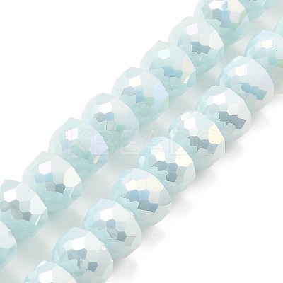 AB Color Plate Glass Beads Strands EGLA-P051-02A-B05-1