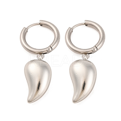 Non-Tarnish 304 Stainless Steel Hoop Earrings for Women EJEW-Z057-14P-04-1