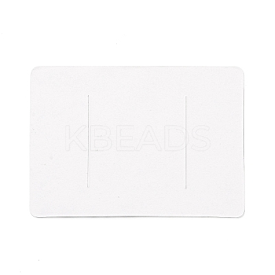 Rectangle Paper Hair Clip Display Cards DIY-B061-02A-1