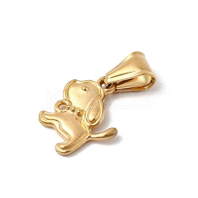Animal Theme 304 Stainless Steel Pendants STAS-B167-27C-G-1