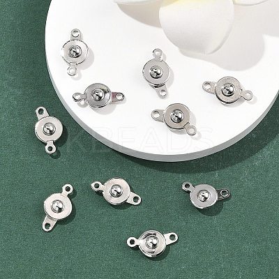 SHEGRACE Brass Snap Clasps XGR0120P-167P-1