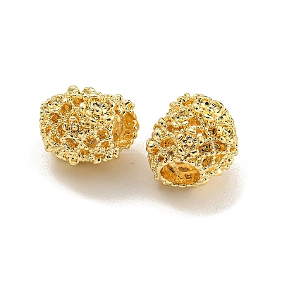 Rack Plating Alloy European Beads FIND-B034-30G-1