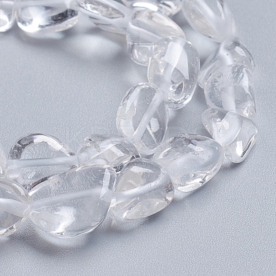 Natural Quartz Crystal Beads Strands X-G-G841-A12-1