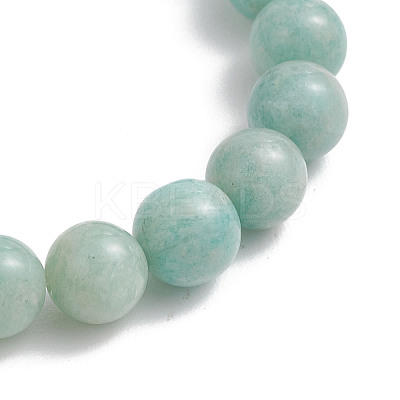 Natural Amazonite & Cultured Freshwater Pearl Beaded Stretch Bracelets for Women BJEW-JB13376-1