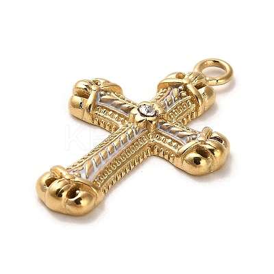 Real 18K Gold Plated 304 Stainless Steel Pendants LS-STAS-M331-02B-G-1
