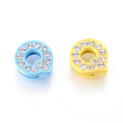 Alloy Letter Slide Beads ZP14-Q-1