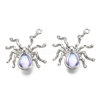 Halloween Rack Plating Alloy Pendants PALLOY-F286-06P-1