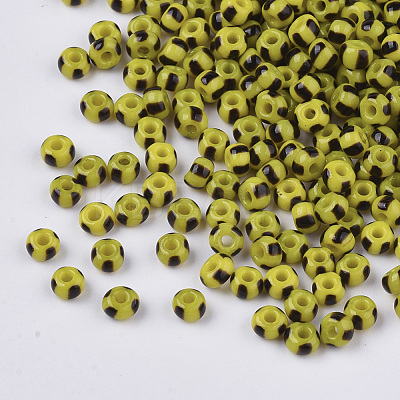 FGB 8/0 Grade A Round Glass Seed Beads SEED-S030-429-1