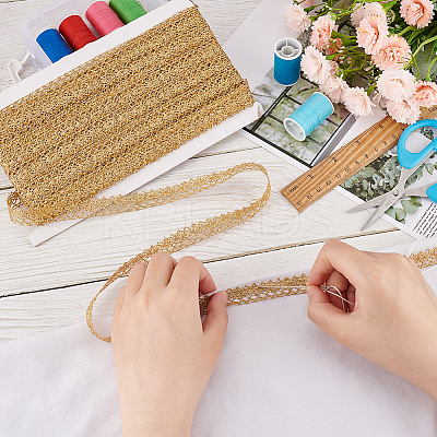 Filigree Corrugated Lace Ribbon OCOR-WH0080-66B-02-1