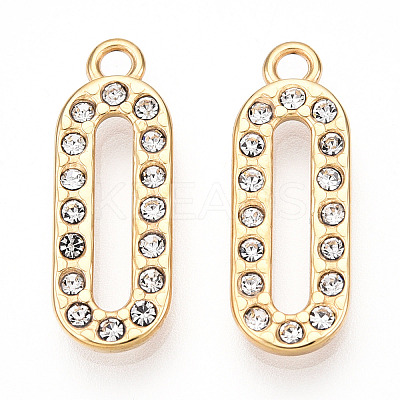 304 Stainless Steel Pendants STAS-T064-09G-1