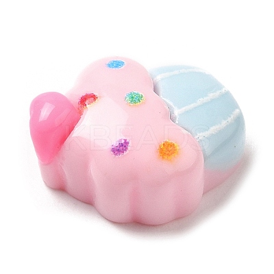 Opaque Resin Decoden Cabochons RESI-C036-04C-1