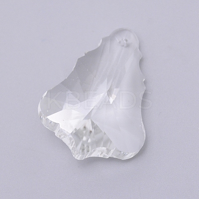 Transparent Glass Pendants LS-GLAA-WH0022-20-1