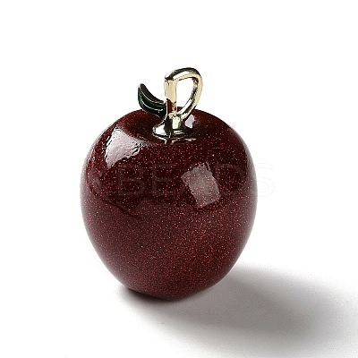 Alloy Resin Big Pendants RESI-S022-01B-1