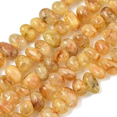 Heated Natural Citrine Beads Strands LS-G-RM250109-B2-1