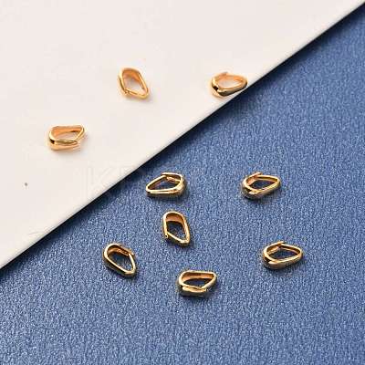 Brass Snap on Bails KK-F824-106G-1