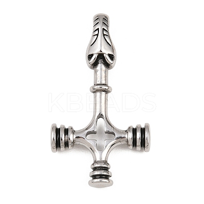 304 Stainless Steel Pendants STAS-C164-01B-AS-1